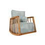 Atelier Del Sofa Silla Alada Azul